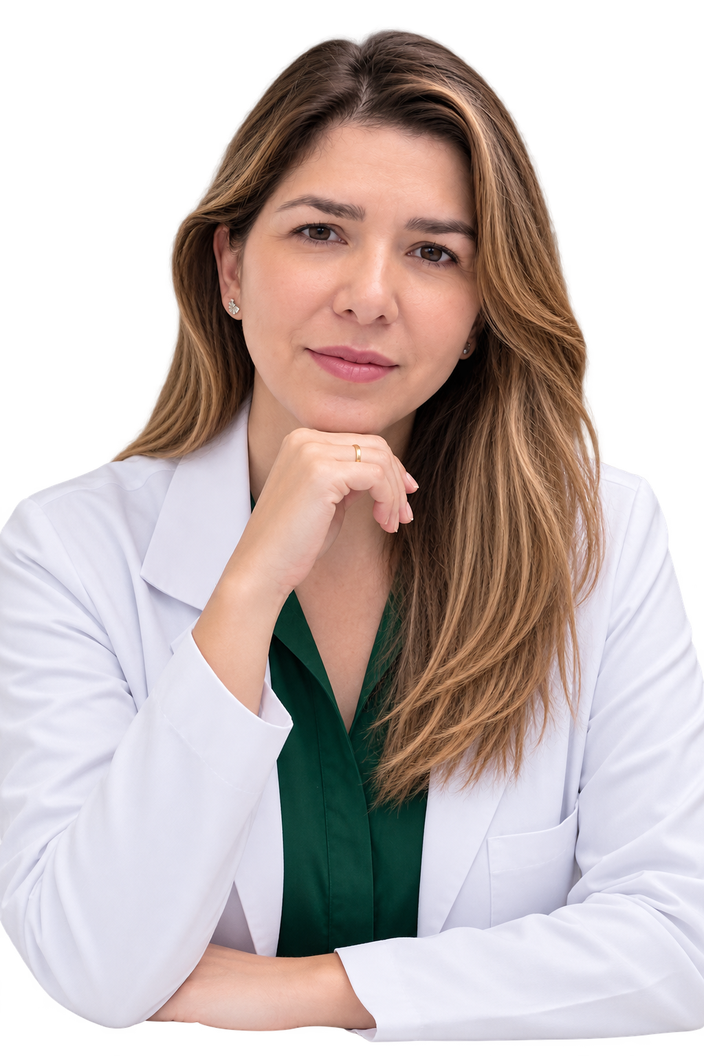 La Dra. Bárbara Manga elaborando un plan de tratamiento en su consulta de Palma